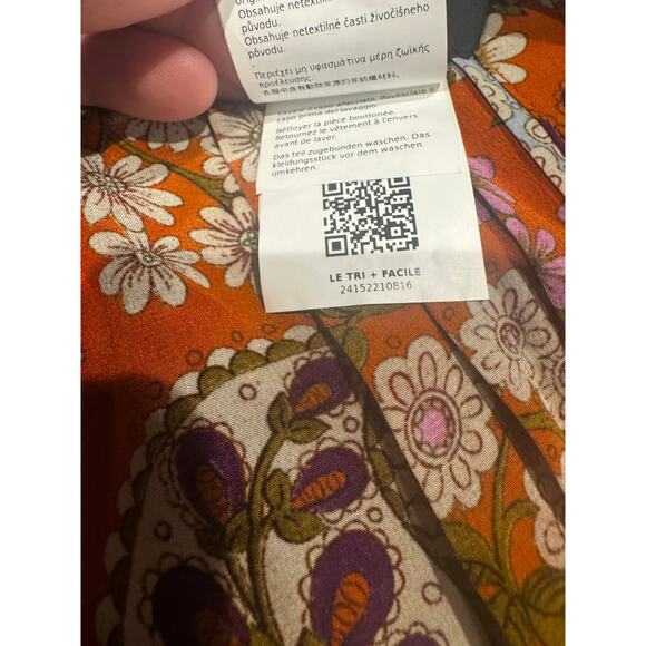 Weekend Max Mara “Siro” Silk Maxi Shirt Dress NWT Size 14 (US) / 48 (IT) - Picture 7 of 8